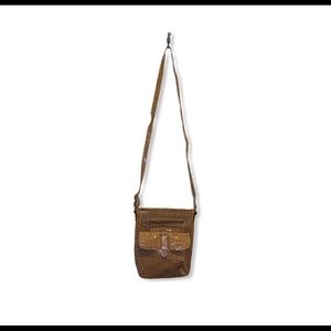 Beige Crossbody Purse